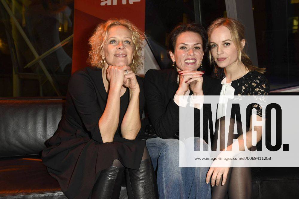 Katja Riemann, Melika Foroutan and Friederike Kempter at the Arte Reception 2016 during the 66th Berlin International Film Festival Berlinale 2016 at The Ritz-Carlton hotel on February 15, 2016 in Berlin, Germany. Foto:xFredericx xFuturexImage