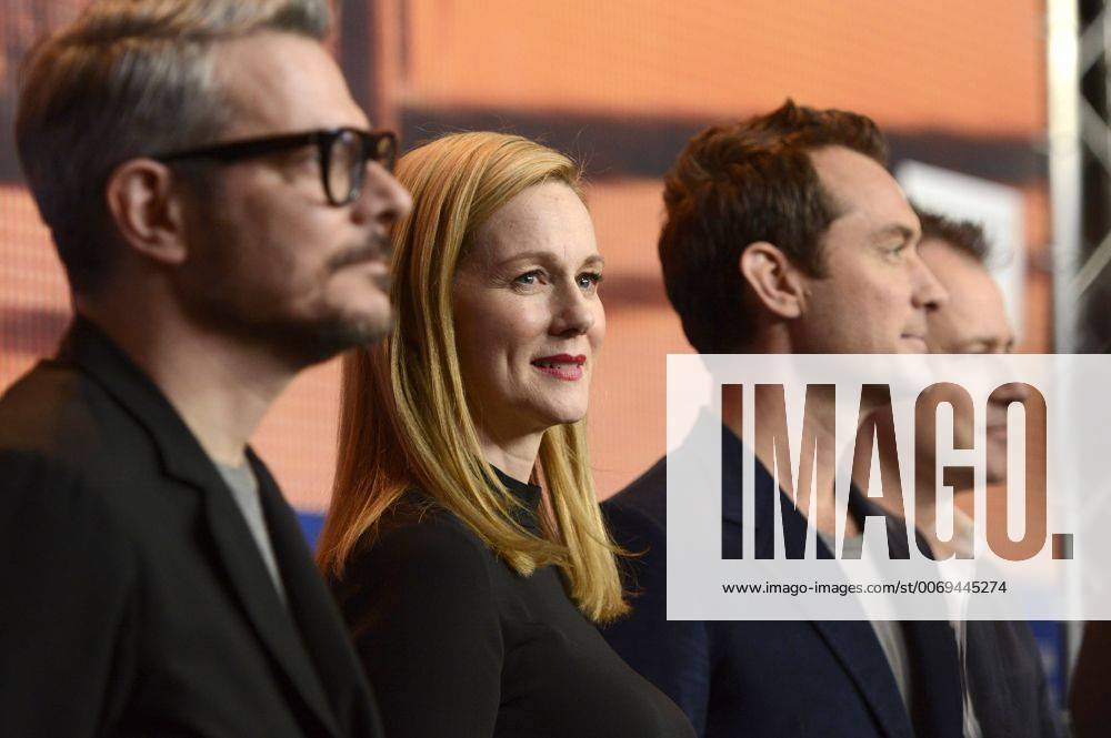 Guy Pearce, Laura Linney, Jude Law und Michael Grandage during the Genius press conference at the 66th Berlin International Film Festival Berlinale 2016 on February 16, 2016 in Berlin, Germany. Foto:xFredericx xFuturexImage