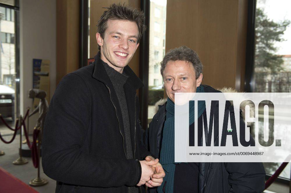 Jannis Niewöhner and Axel Pape at the Berlinale Reception of the Hessian State Government 2016 during the 66th Berlin International Film Festival Berlinale 2016 at the Representation of Hesse on February 16, 2016 in Berlin, Germany. Foto:xFredericx xFuturexImage