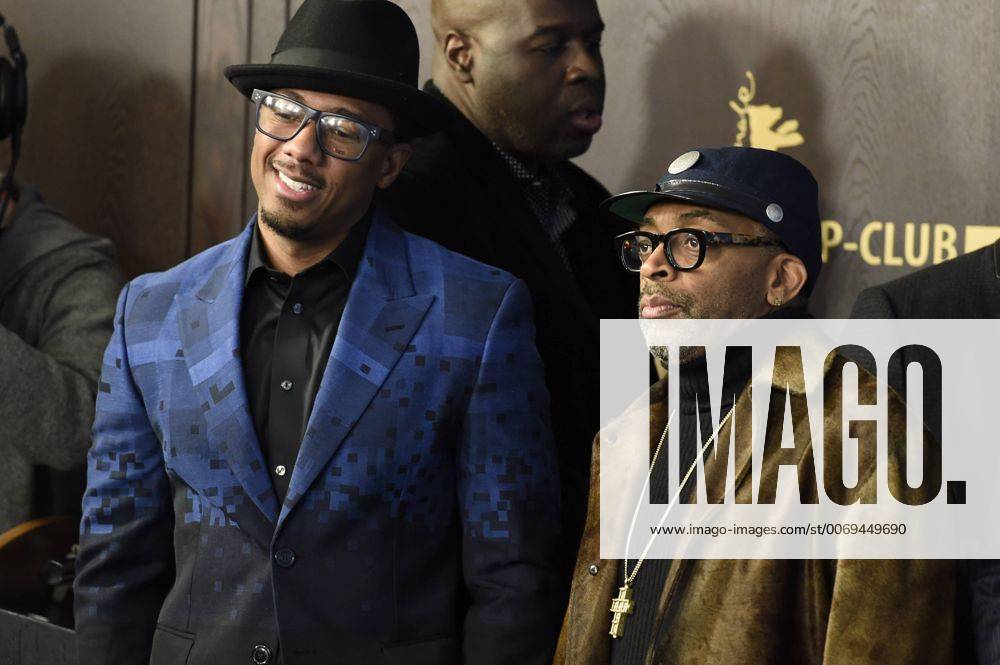 Schauspieler Nick Cannon (li.) mit Regisseur Spike Lee während des Photocalls zum Film -CHI-RAQ- anlässlich der 66. Internationalen Filmfestspiele Berlin 66. Internationale Filmfestspiele in Berlin IFB2016