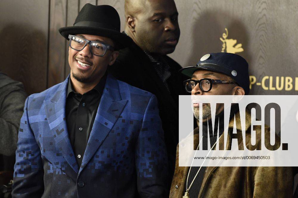 Schauspieler Nick Cannon (li.) mit Regisseur Spike Lee während des Photocalls zum Film -CHI-RAQ- anlässlich der 66. Internationalen Filmfestspiele Berlin 66. Internationale Filmfestspiele in Berlin IFB2016