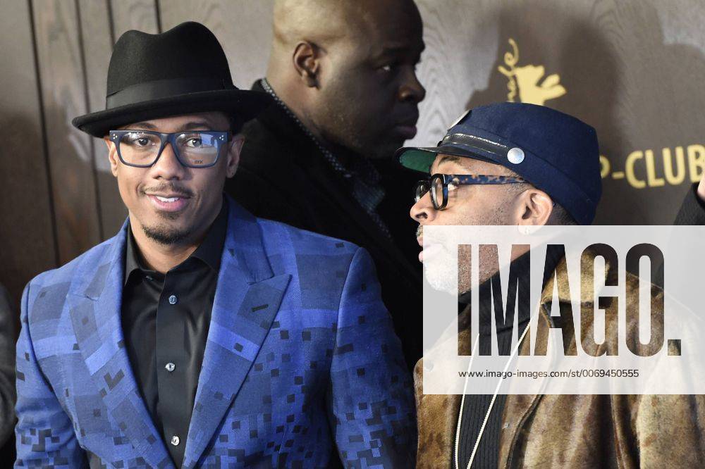 Schauspieler Nick Cannon (li.) mit Regisseur Spike Lee während des Photocalls zum Film -CHI-RAQ- anlässlich der 66. Internationalen Filmfestspiele Berlin 66. Internationale Filmfestspiele in Berlin IFB2016