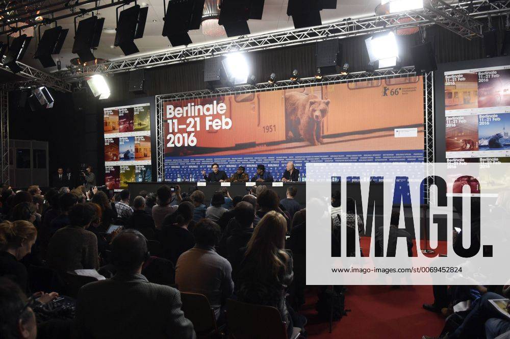 John Cusack, Spike Lee and Nick Cannon during the Chi-Raq press conference at the 66th Berlin International Film Festival Berlinale 2016 on February 16, 2016 in Berlin, Germany. Foto:xC.xNiehausx xFuturexImage