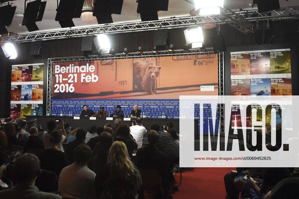 John Cusack, Spike Lee and Nick Cannon during the Chi-Raq press conference at the 66th Berlin International Film Festival Berlinale 2016 on February 16, 2016 in Berlin, Germany. Foto:xC.xNiehausx xFuturexImage