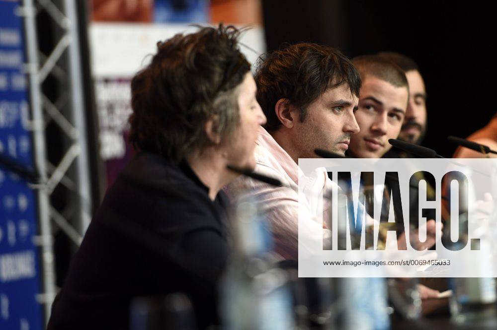 Christine Vachon, Andrew Neel und Nick Jonas during the Goat press conference at the 66th Berlin International Film Festival Berlinale 2016 on February 17, 2016 in Berlin, Germany. Foto:xC.xNiehausx xFuturexImage