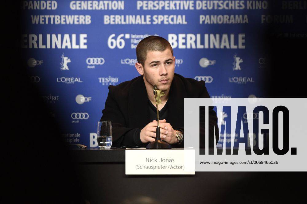 Nick Jonas during the Goat press conference at the 66th Berlin International Film Festival Berlinale 2016 on February 17, 2016 in Berlin, Germany. Foto:xC.xNiehausx xFuturexImage