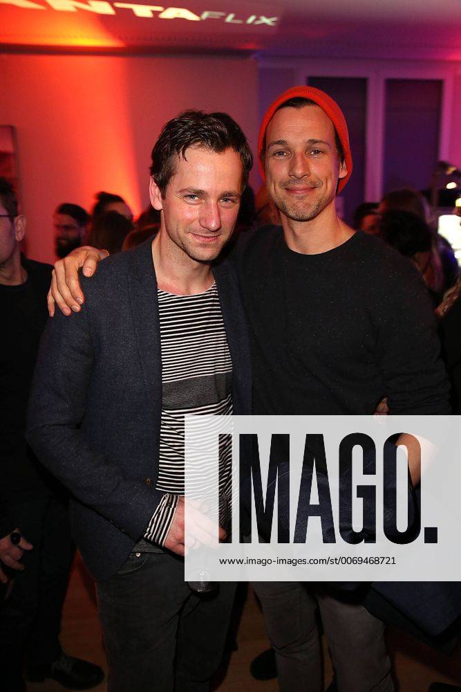Florian Stetter und Florian David Fitz bei der Pantaflix Berlinale Party am 17.02.2016 im Nolde Museum in Berlin Pantaflix Berlinale Party in Berlin, 2016