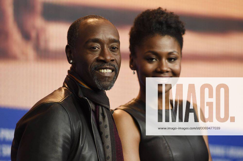Regisseur Don Cheadle und Schauspielerin Emayatzy Corinealdi während der Pressekonferenz zum Film -Miles Ahead- anlässlich der 66. Internationalen Filmfestspiele Berlin 66. Internationale Filmfestspiele in Berlin IFB2016
