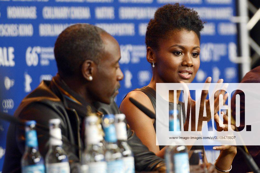 Don Cheadle and Emayatzy Corinealdi during the Miles Ahead press conference at the 66th Berlin International Film Festival Berlinale 2016 on February 18, 2016 in Berlin, Germany. Foto:xC.xNiehausx xFuturexImage