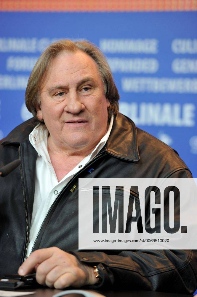 66th Berlin International Film Festival. . Photocall film Saint Amour . Pictured: Gerard Depardieu CamillaxMorandi
