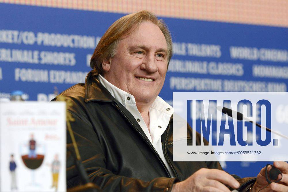 Gerard Depardieu during the Saint Amour press conference at the 66th Berlin International Film Festival Berlinale 2016 on February 19, 2016 in Berlin, Germany. Foto:xC.xNiehausx xFuturexImage
