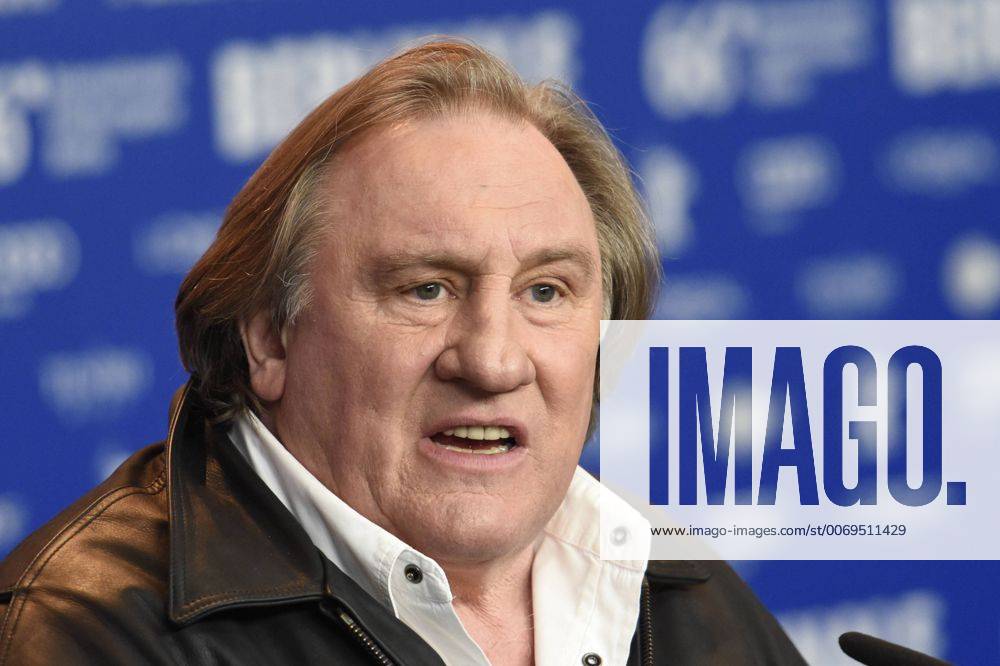Schauspieler Gerard Depardieu während der Pressekonferenz zum Film -SAINT AMOUR- anlässlich der 66. Internationalen Filmfestspiele Berlin 66. Internationale Filmfestspiele in Berlin IFB2016