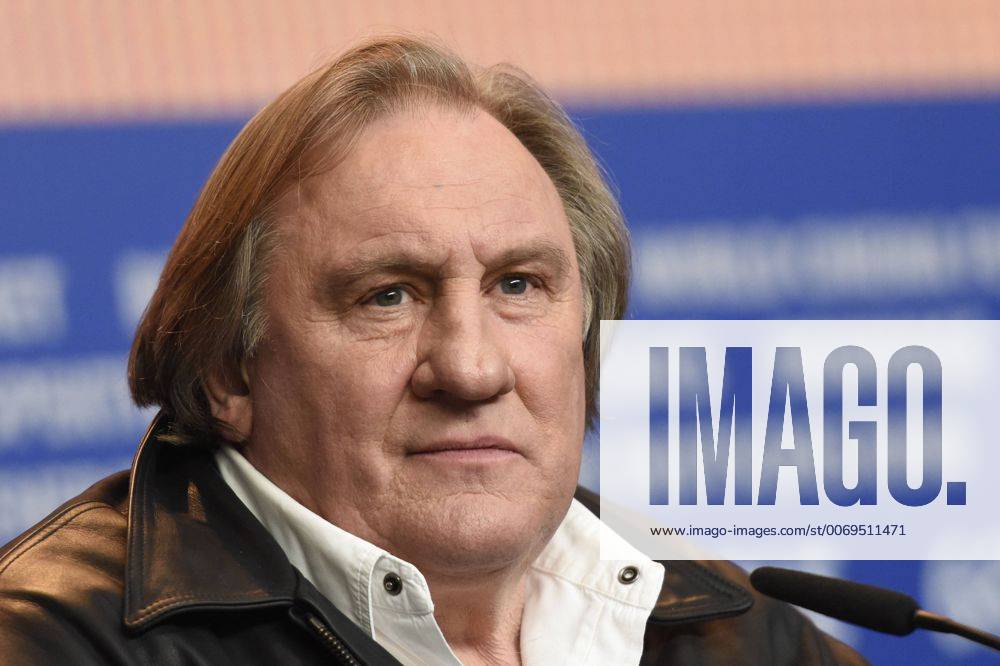 Schauspieler Gerard Depardieu während der Pressekonferenz zum Film -SAINT AMOUR- anlässlich der 66. Internationalen Filmfestspiele Berlin 66. Internationale Filmfestspiele in Berlin IFB2016