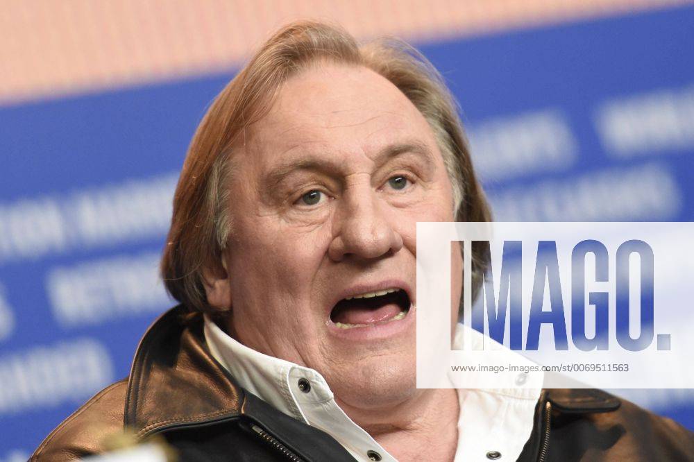 Schauspieler Gerard Depardieu während der Pressekonferenz zum Film -SAINT AMOUR- anlässlich der 66. Internationalen Filmfestspiele Berlin 66. Internationale Filmfestspiele in Berlin IFB2016