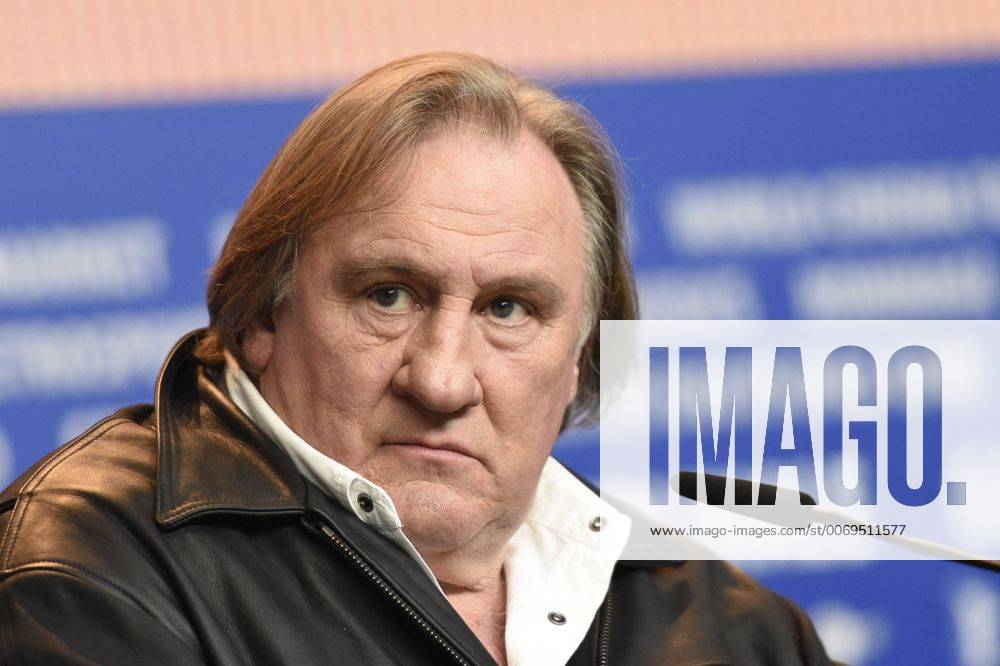 Schauspieler Gerard Depardieu während der Pressekonferenz zum Film -SAINT AMOUR- anlässlich der 66. Internationalen Filmfestspiele Berlin 66. Internationale Filmfestspiele in Berlin IFB2016