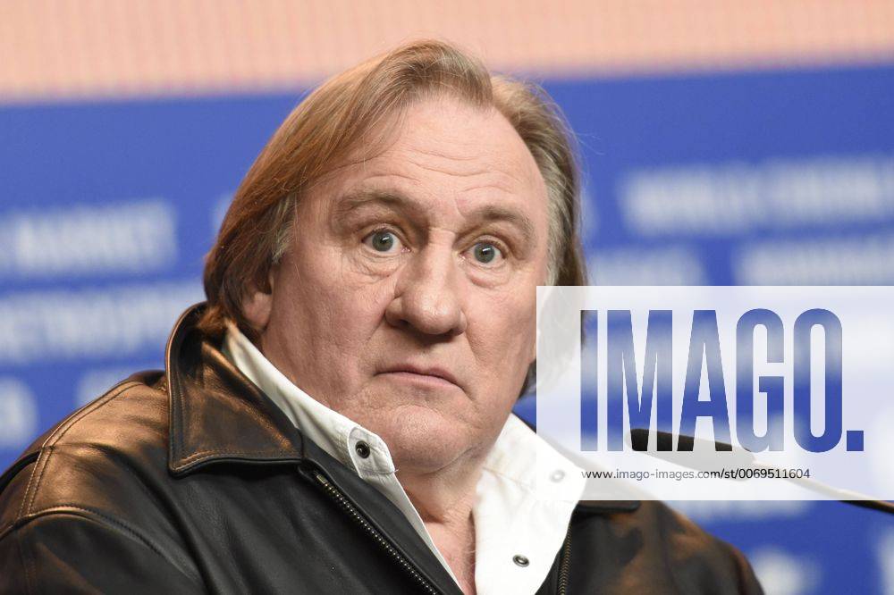 Schauspieler Gerard Depardieu während der Pressekonferenz zum Film -SAINT AMOUR- anlässlich der 66. Internationalen Filmfestspiele Berlin 66. Internationale Filmfestspiele in Berlin IFB2016