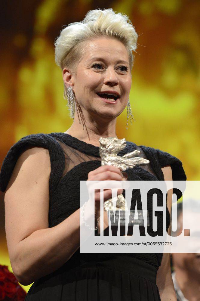 Trine Dyrholm, winner of the Silver Bear for Best Actress, at the Award Ceremony of the 66th Berlin International Film Festival Berlinale 2016 at Berlinale Palast on February 20, 2016 in Berlin, Germany. Foto:xC.xNiehausx xFuturexImage