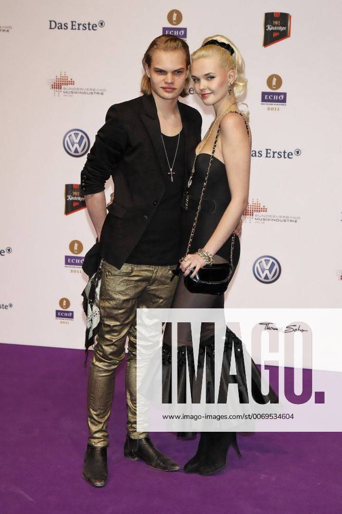 Wilson Gonzales Ochsenknecht und Bonnie Strange - Echo 2011 - 20.Verleihung des Deutschen Musikpreis in der Messe Berlin am 24.03.2011. Echo 2011