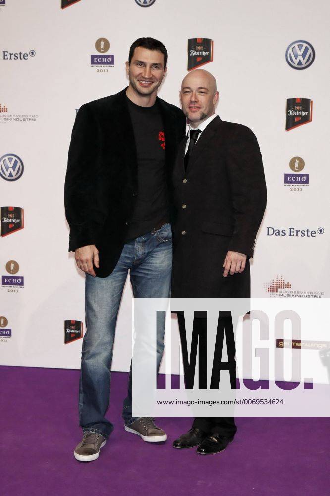 Wladimir Klitschkow und Der Graf (Unheilig) - Echo 2011 - 20.Verleihung des Deutschen Musikpreis in der Messe Berlin am 24.03.2011. Echo 2011