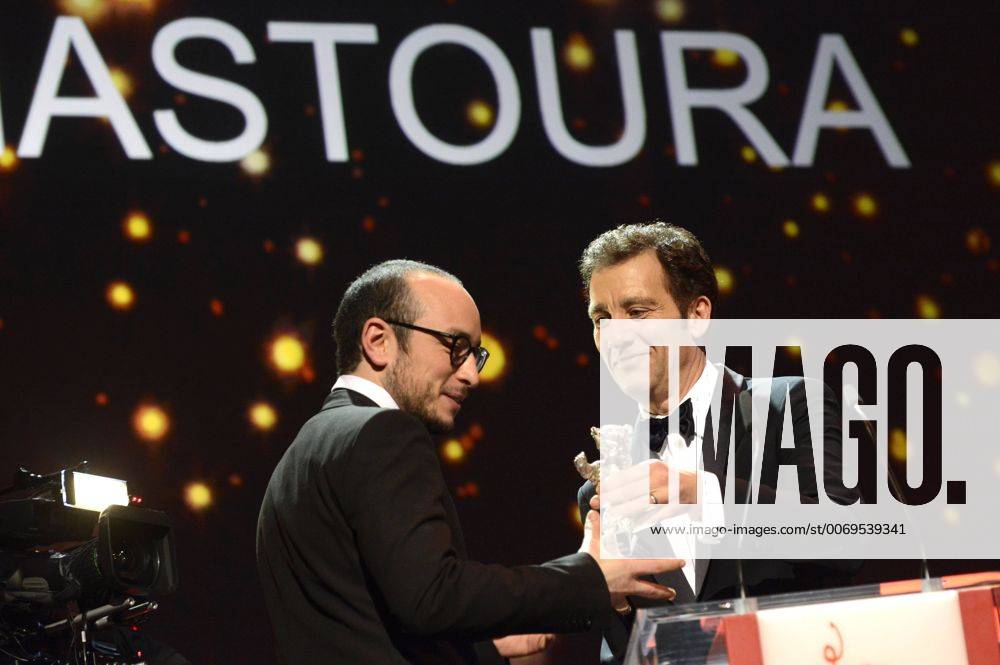 Majd Mastoura, winner of the Silver Bear for Best Actor, and Clive Owen at the Award Ceremony of the 66th Berlin International Film Festival Berlinale 2016 at Berlinale Palast on February 20, 2016 in Berlin, Germany. Foto:xC.xNiehausx xFuturexImage