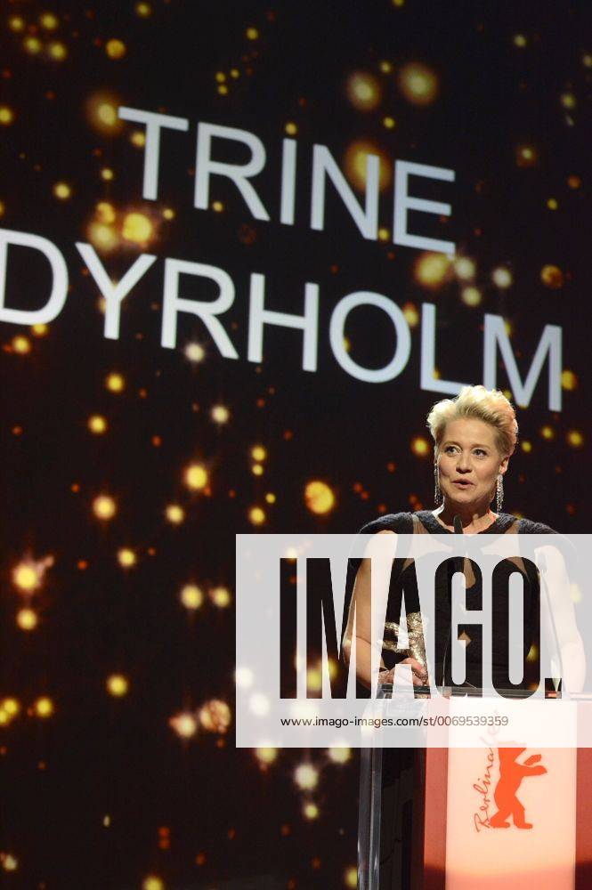 Trine Dyrholm, winner of the Silver Bear for Best Actress, at the Award Ceremony of the 66th Berlin International Film Festival Berlinale 2016 at Berlinale Palast on February 20, 2016 in Berlin, Germany. Foto:xC.xNiehausx xFuturexImage
