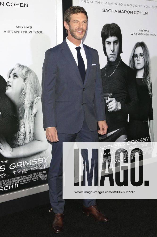 Sam Hazeldine bei der Premiere des Kinofilms The Brothers Grimsby Der Spion und sein Bruder im Regency Village Theatre. Los Angeles, 03.03.2016 Foto:xD.xBedrosianx xFuturexImage