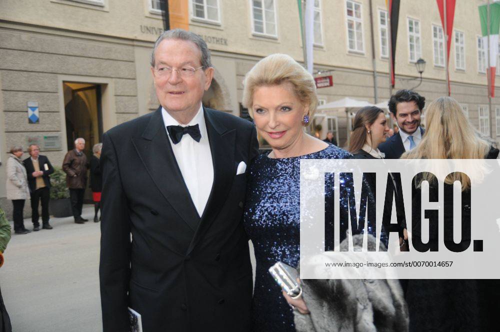 Jürgen Thumann, Maria-Elisabeth Schäffler, Premiere Otello, Osterfestspiele Großes Festspielhaus, Salzburg,