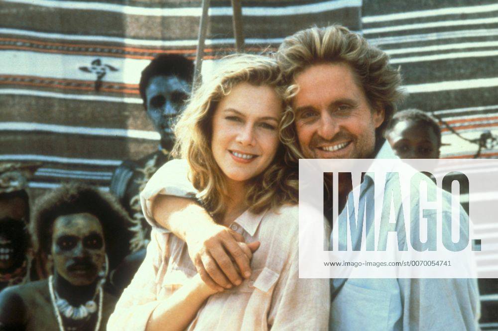 Auf der Jagd nach dem grünen Diamanten Kathleen Turner Michael Douglas,