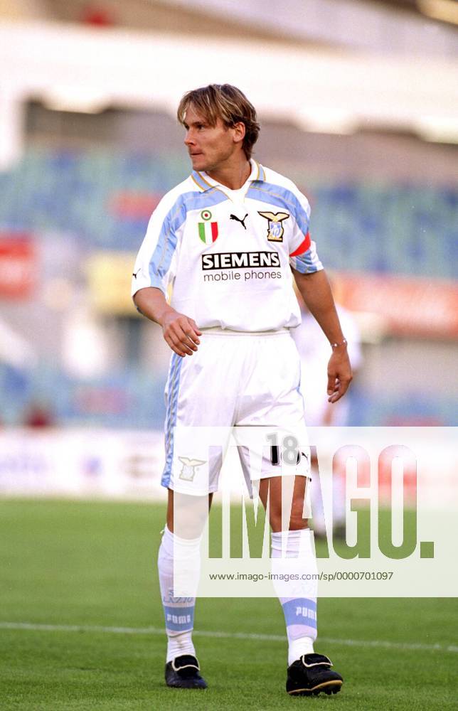 Pavel Nedved (Lazio) Fußball Herren Saisonvorbereitung 2000 2001, Testspiel, Test, Serie A, 1. Italienische Liga, Lazio Rom Einzelbild Rom