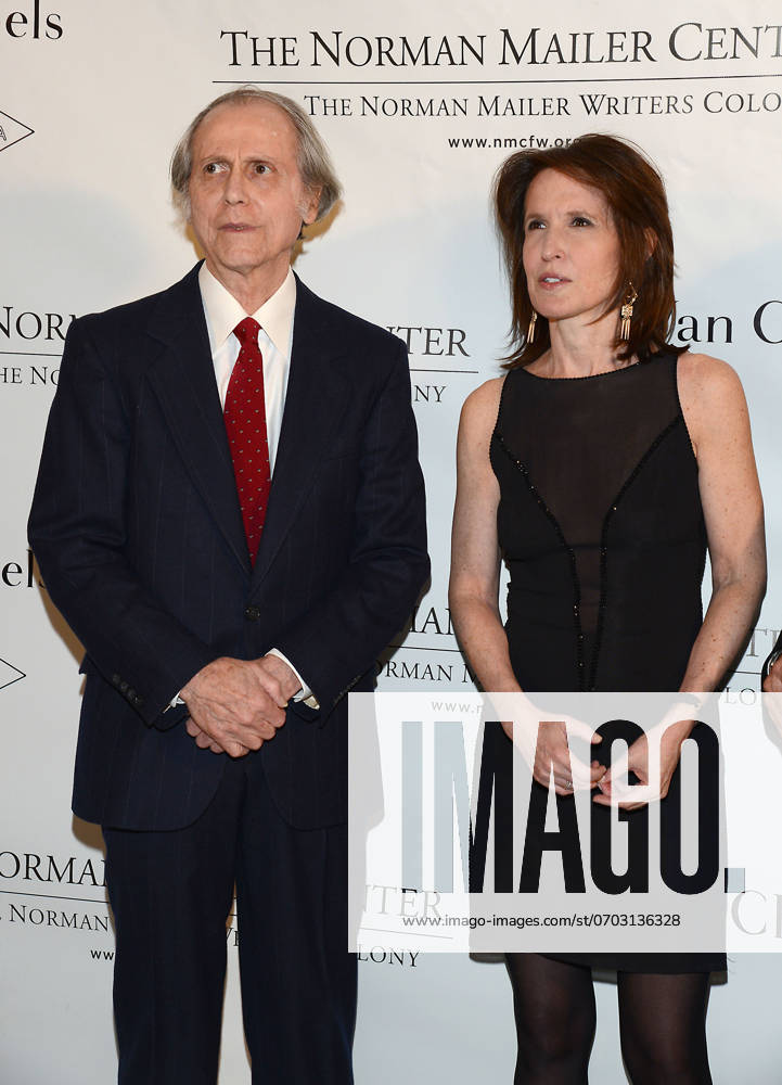 Author and honoree Don DeLillo and Katri.......... author and honoree Don DeLillo and Katrina vanden Heuvelattends the Norman Mailer Center Sixth Annual Gala on October 27, 2014 at The New York Public Library in New York City. photo by Robin Platzer Twin Images Photoshot,