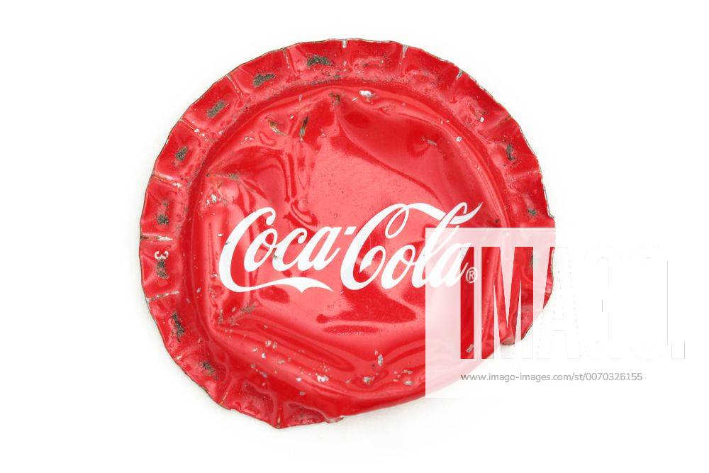 Coca Cola Kronkorken einer Coke Flasche