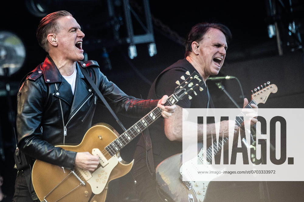 Canadian singer songwriter and musician Bryan Adams performs at Tinderbox musicfestival in Odense, Denmark on Friday, June 28, 2024 Photo Helle Arensbak Ritzau Scanpix , Odense Denmark