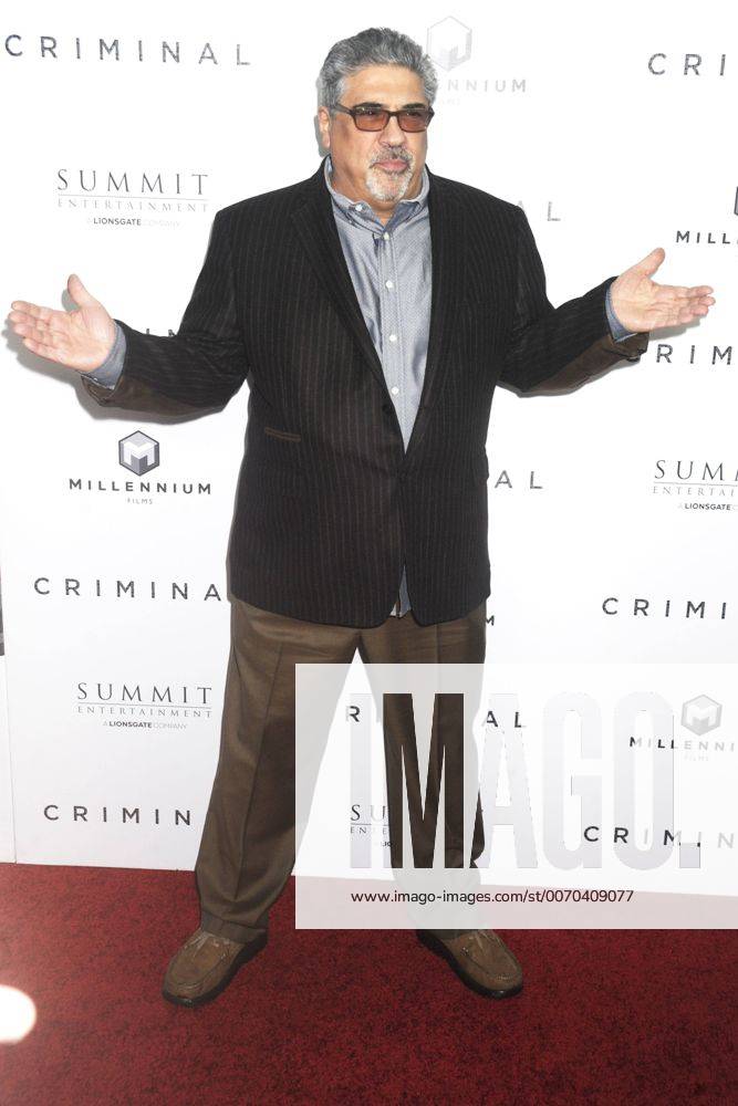 Vincent Pastore bei der Premiere des Kinofilms Criminal im AMC Loews Lincoln Square 13 Theater. New York, 11.04.2016 Foto:xD.Tinex xFuturexImage