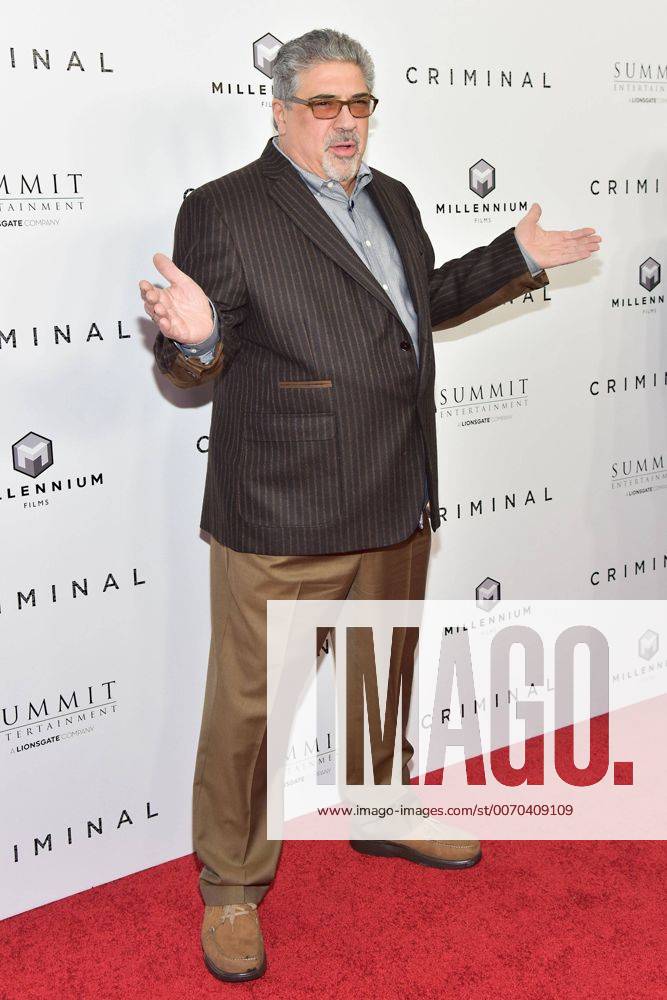 Vincent Pastore bei der Criminal Kino Premiere am 11.04.2016 in New York Criminal Kinopremiere in New York, 2016
