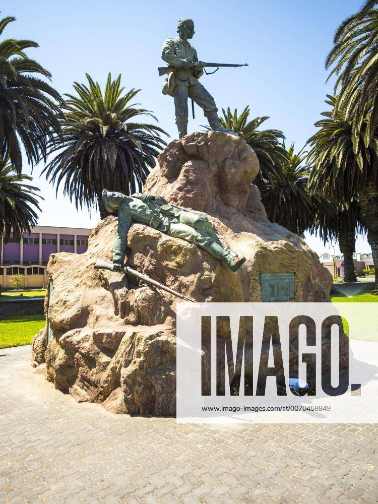 Marine Denkmal zum Gedenken Soldaten im Kampf gegen die Herero und Nama, Swakopmund, Region Erongo, Namibia, Afrika