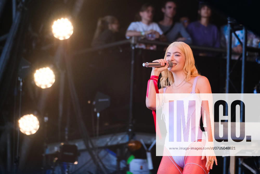 Glastonbury Festival 2022, Worthy Farm Lorde performing on the Pyramid Stage during the Glastonbury Festival on Sunday, Jun. 26, 2022 at Worthy Farm .,