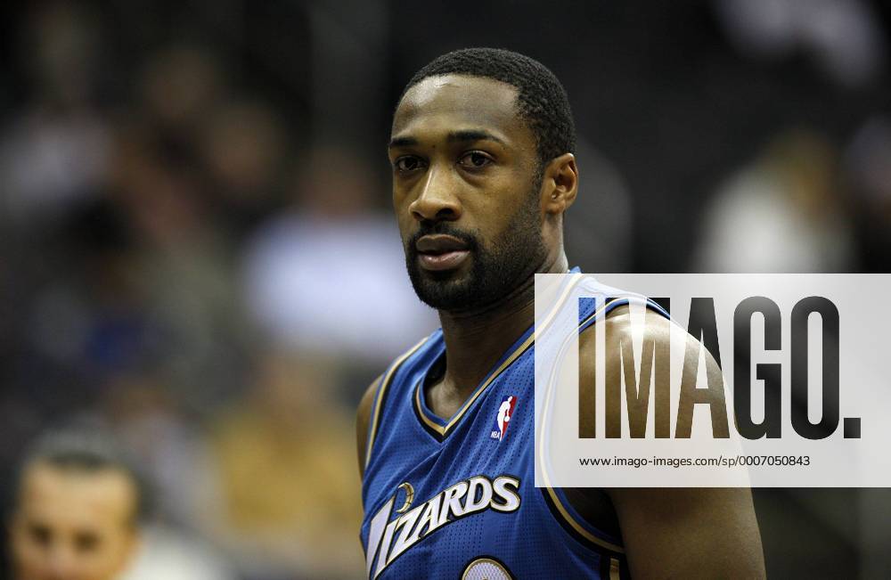 Washington Wizards point guard Gilbert Arenas (9) at the Prudential Center in December 16, 2010 in Newark, NJ. Icon7891012167749