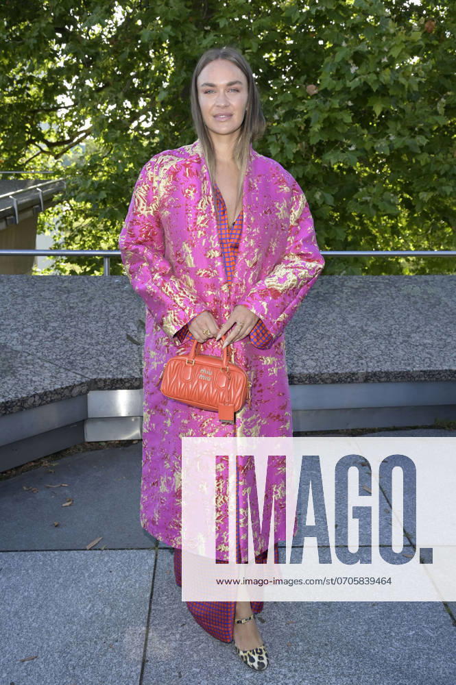 Nina Suess at the Dawid Tomaszewski presentation and exhibition opening Excess In Elegance at the Berlin Fashion Week S S 2025 at the Kunstgewerbemuseum Berlin, 03 07 2024 Foto:xF.xFuturexImagex tomaszewski_4719