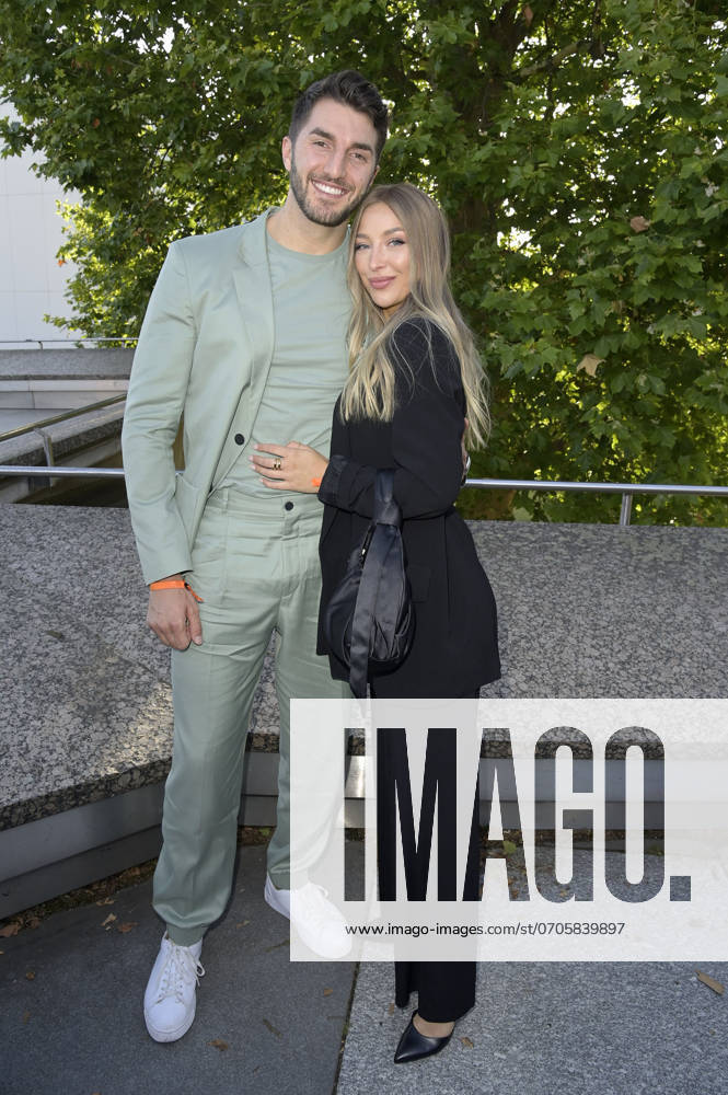 Dennis Gries and Katharina Katja Geretschuchin at the Dawid Tomaszewski presentation and exhibition opening Excess In Elegance at Berlin Fashion Week S S 2025 at the Kunstgewerbemuseum Berlin, 03 07 2024 Foto:xF.xFuturexImagex tomaszewski_4763