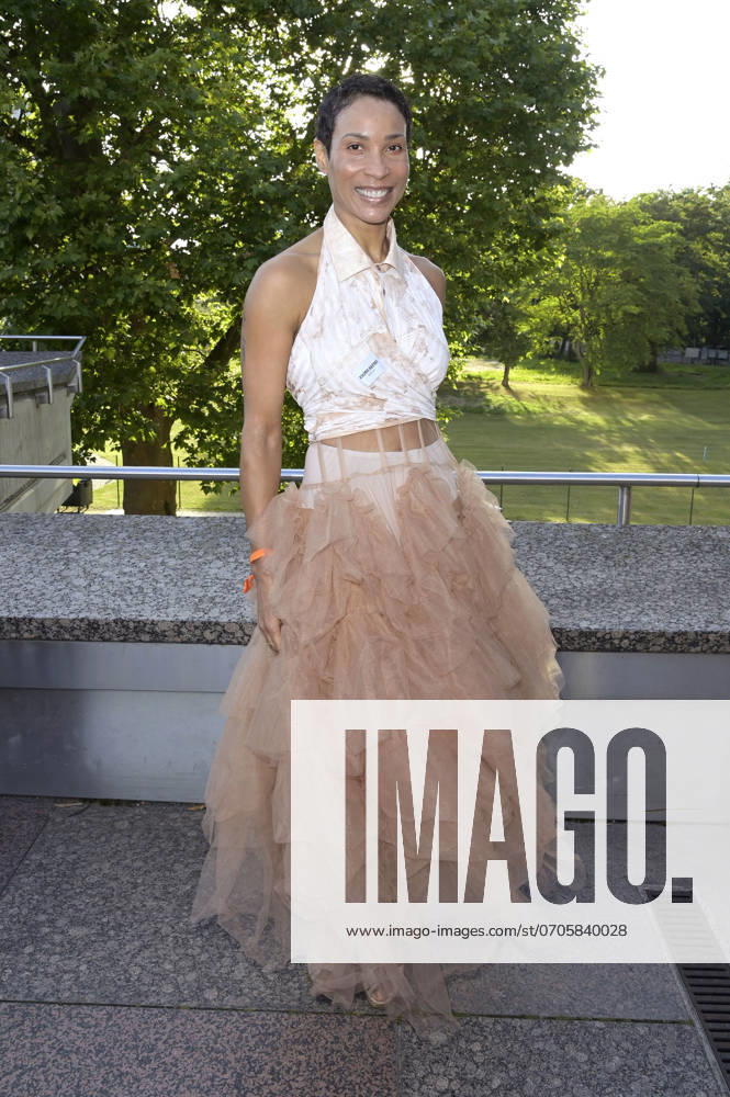 Annabelle Mandeng at the Dawid Tomaszewski presentation and exhibition opening Excess In Elegance at the Berlin Fashion Week S S 2025 at the Kunstgewerbemuseum Berlin, 03 07 2024 Foto:xF.xFuturexImagex tomaszewski_4787