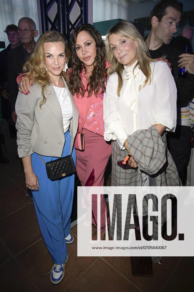 Annika Lau, Simone Thomalla and Kim Fisher at the Dawid Tomaszewski presentation and exhibition opening Excess In Elegance at Berlin Fashion Week S S 2025 at the Kunstgewerbemuseum Berlin, 03 07 2024 Foto:xF.xFuturexImagex tomaszewski_4795