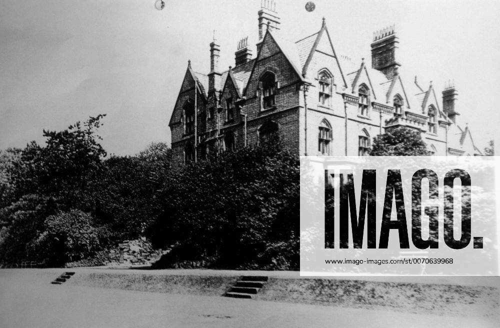 FILE PHOTO - The original mansion when John Lennon used to play there as a child. It was eventually turned into a Children s home and then the Salvation Army turned it into a retirement home. The children s home which replaced the old mansion at Strawberry Field in Liverpool, has had the old gates taken away for storage by the owners, the Salvation Army. This has caused uproar in the Liverpool community because the old gates were renovated and painted 6 months ago. Strawberry Field was immortalized by the Beatles in their song Strawberry Fields Forever and is where the original mansion stood where John Lennon used to play as a child. - ZUMAm23_