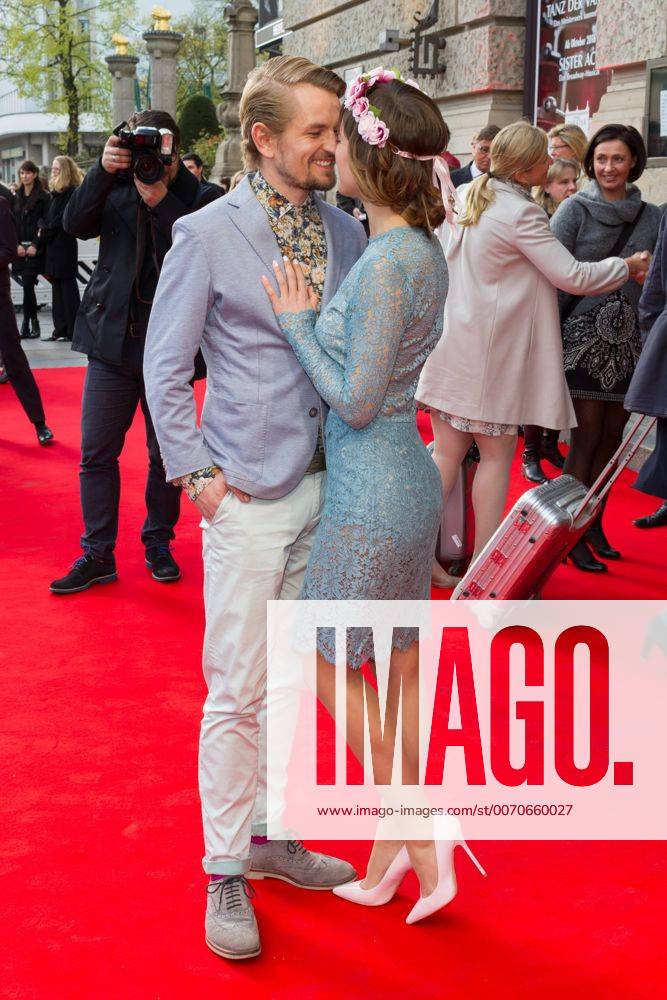 Isabell Horn mit Freund Jens Ackermann - Premiere Tanz der Vampire - Das Musical im Stage Theater des Westens in Berlin am 24.04.2016. Premiere Tanz der Vampire