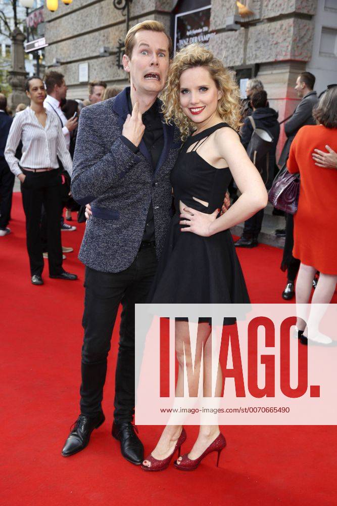 Malte Arkona mit Ehefrau Anna-Maria bei der Premiere des Musicals Tanz der Vampire im Theater des Westens. Berlin, 24.04.2016 Foto:xS.xGabschx xFuturexImage