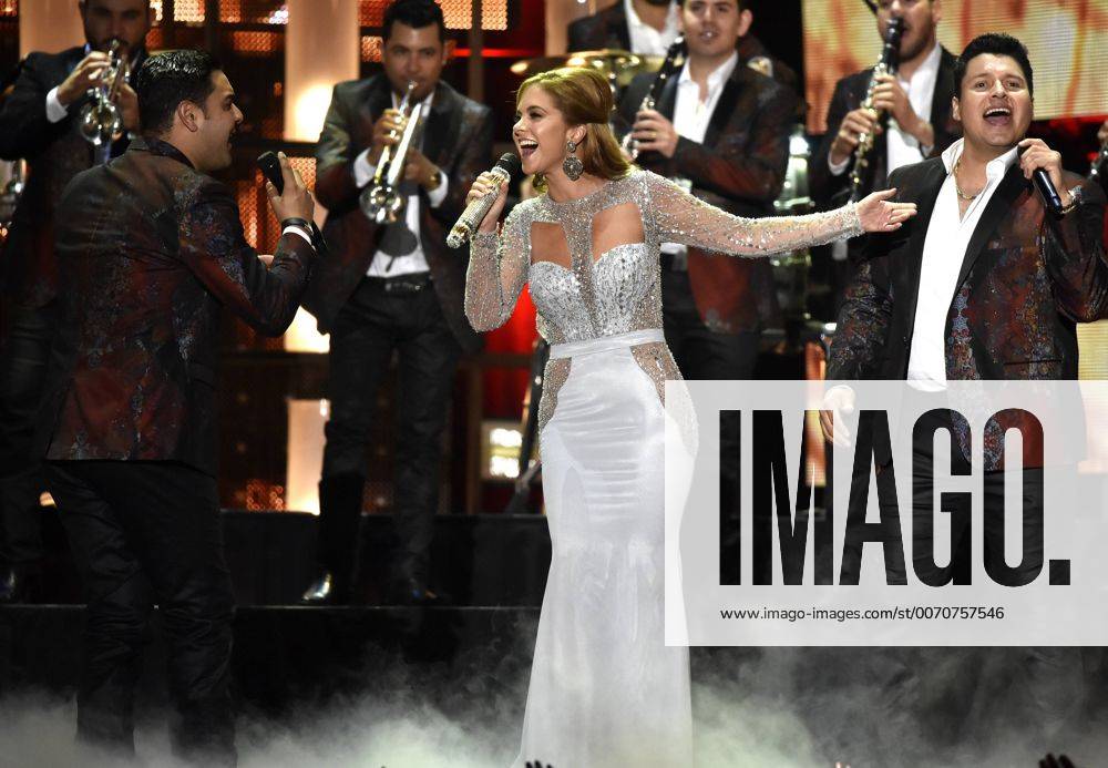 Latin artists Lucero & Banda MS perform at the 2016 Billboard Latin Music Awards at the Bank United Center, University of Miami, Miami, Florida on April 28, 2016. MIA20160428147 GARYxIxROTHSTEIN