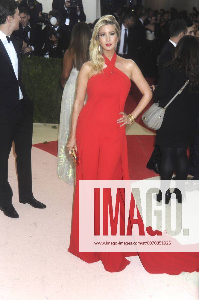 Ivanka Trump bei der Manus x Machina: Fashion in an Age of Technology Costume Institute Gala im Metropolitan Museum of Art. New York, 02.05.2016 Foto:xD.Tinex xFuturexImage