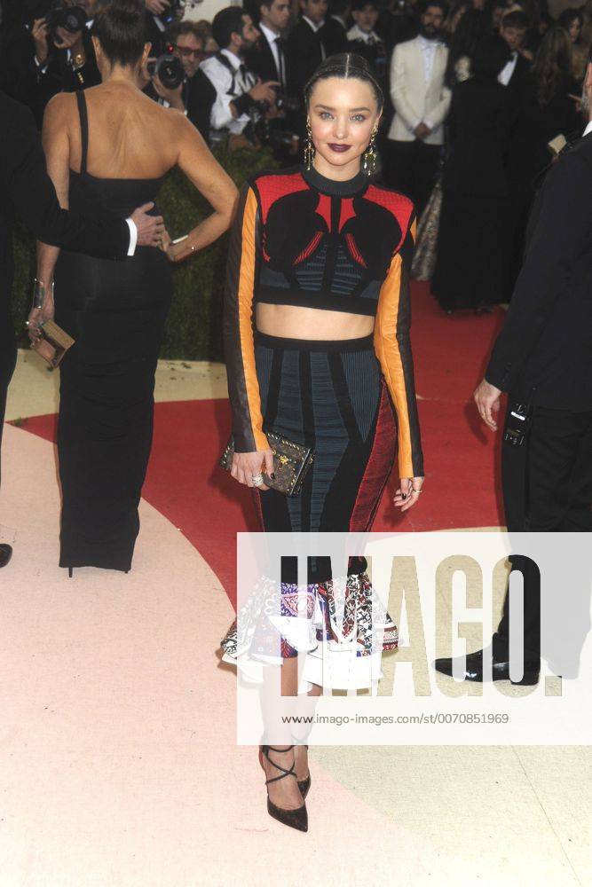 Miranda Kerr bei der Manus x Machina: Fashion in an Age of Technology Costume Institute Gala im Metropolitan Museum of Art. New York, 02.05.2016 Foto:xD.Tinex xFuturexImage