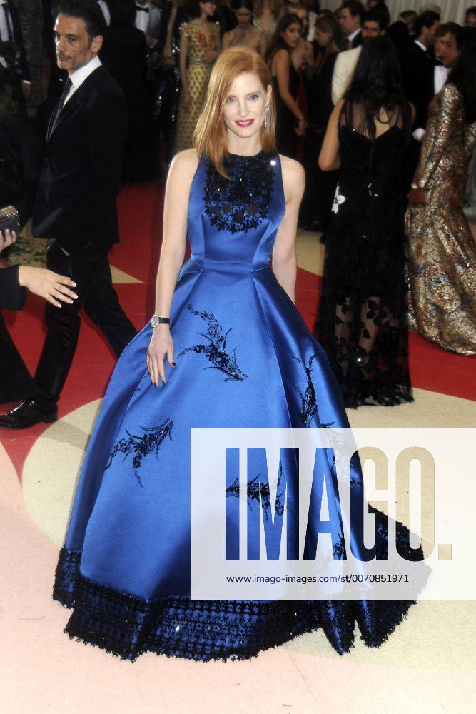 Jessica Chastain bei der Manus x Machina: Fashion in an Age of Technology Costume Institute Gala im Metropolitan Museum of Art. New York, 02.05.2016 Foto:xD.Tinex xFuturexImage