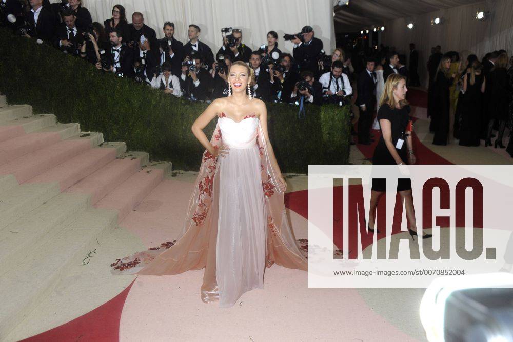 Blake Lively bei der Manus x Machina: Fashion in an Age of Technology Costume Institute Gala im Metropolitan Museum of Art. New York, 02.05.2016 Foto:xD.Tinex xFuturexImage