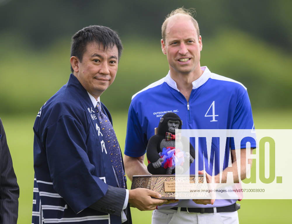 Out-Sourcing Inc Royal Charity Polo Cup 2023 at Guards Polo Club in Windsor, Berkshire. Featuring: Prince William Where: Berkshire, United Kingdom When: 12 Jul 2024 Credit: Cover Images . NOT FOR USE BY NEWSPAPERS BASED IN THE UK.